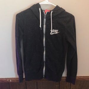 Nike zip-up sweater